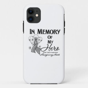 Brain Cancer In Memory of My Hero Case-Mate iPhone Case