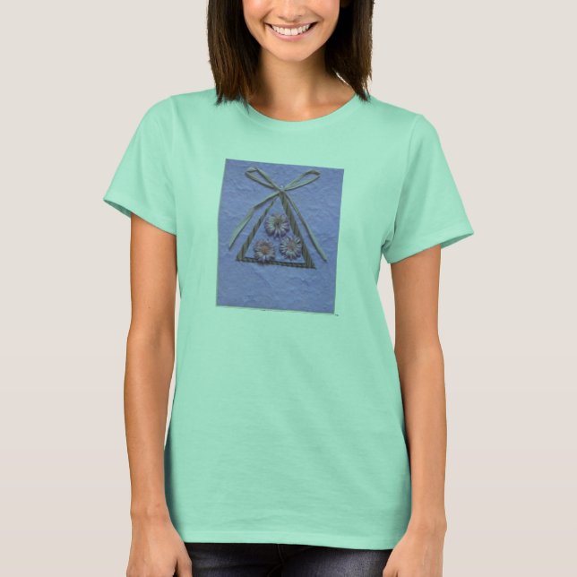 Brain Cancer Ribbon Triangle Long Sleeve T-Shirt (Front)