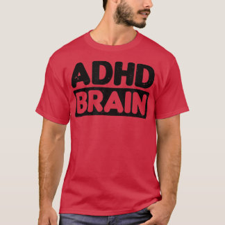 Brain Design ADHD  T-Shirt