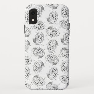 Brain Diagrams Pattern Antique Medical Themed Case-Mate iPhone Case