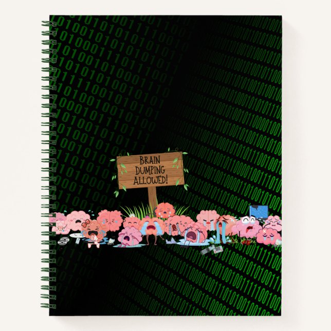 Brain Dump journal funny (Front)