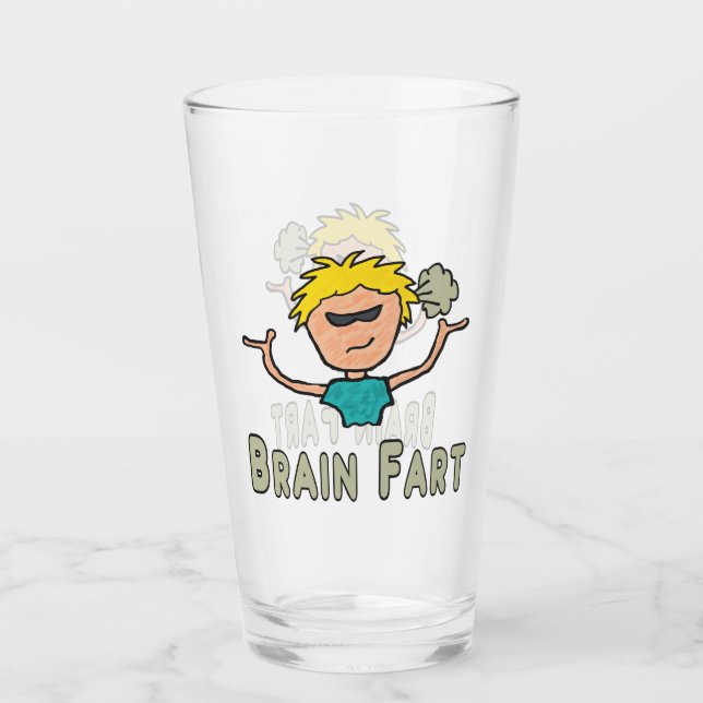 Brain Fart Glass (Front)