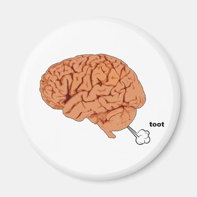Brain fart magnet (Front)