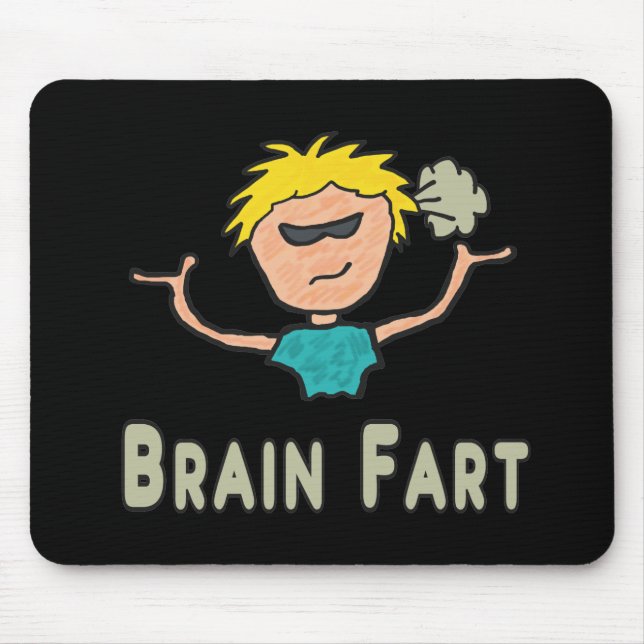 Brain Fart Mouse Pad (Front)