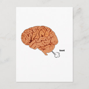 Brain fart postcard