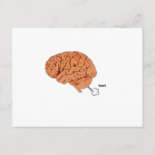 Brain fart postcard
