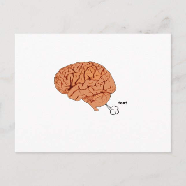 Brain fart postcard (Front)
