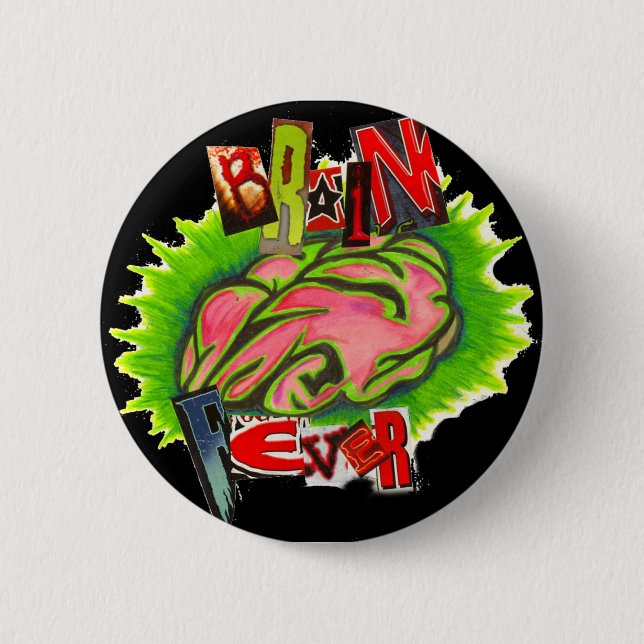 Brain Fever Pin (Front)