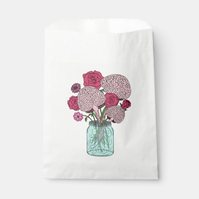 Brain Flower Bouquet Favour Bags (Front)