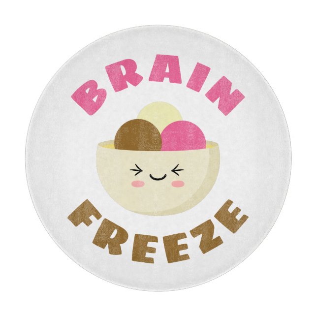 Brain Freeze Cutting Board (Front)