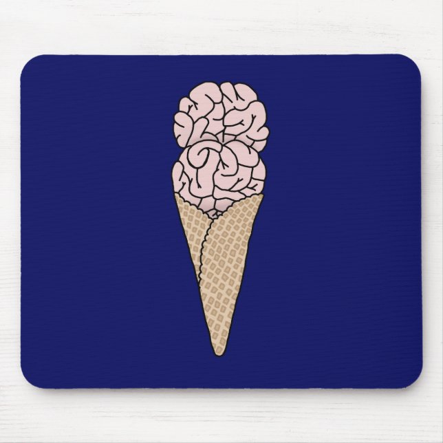 Brain Freeze Ice Cream Mouse Pad (Front)