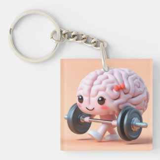 Brain Gains Key Ring