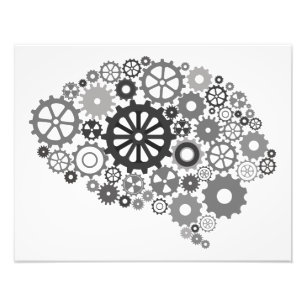 Brain Gears Photo Print