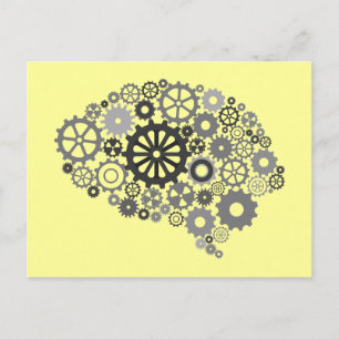 Brain Gears Postcard