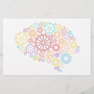 Brain Gears Stationery