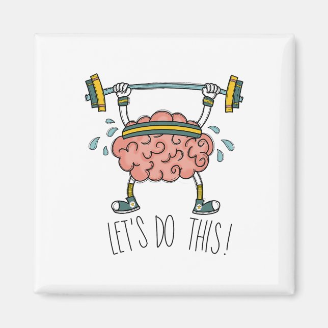 Brain Gym Brain Learning Brain Teacher Let's Do Th Magnet (Front)