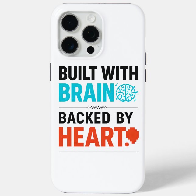 Brain & Heart iPhone Case (Back)