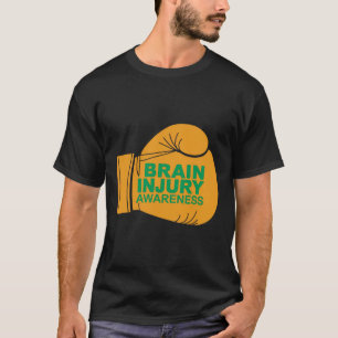 Brain Injury Awareness Fight Boxing Glove Family S T-Shirt
