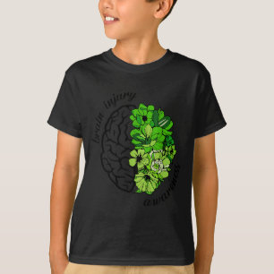 Brain Injury Awareness Mental Health Awareness T-Shirt