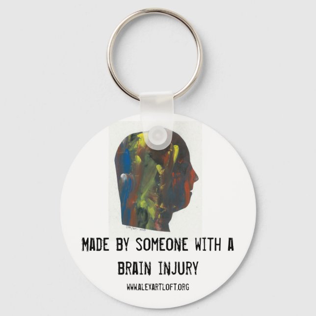 Brain Injury Key Chain (Front)