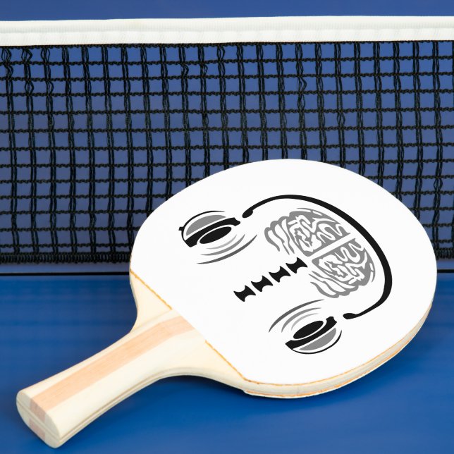 Brain Jam (Grey Matter) Ping Pong Paddle (Insitu)