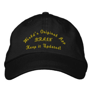 Brain Keep Udated Orignal APP Fun Embroidered Hat