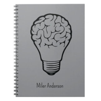 Brain Lamp - Creative Thinking Notebook- Mapping Notebook