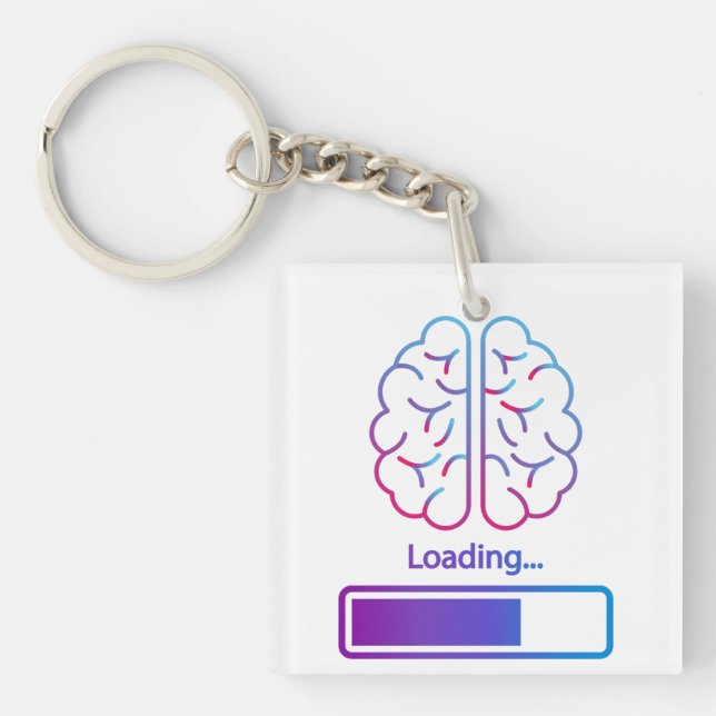 brain loading key ring (Front)