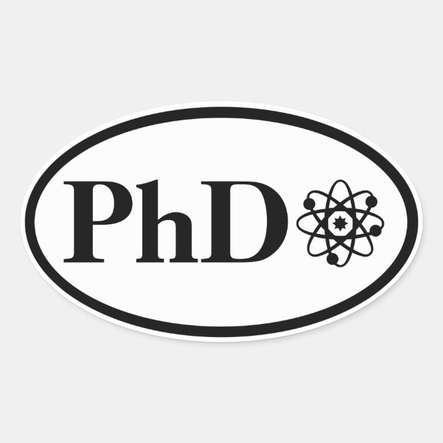 Brain Marathon - Style III (Customisable) Oval Sticker (Front)