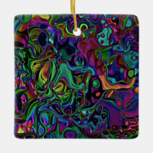 Brain Melt  Ceramic Ornament