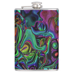 Brain Melt Hip Flask