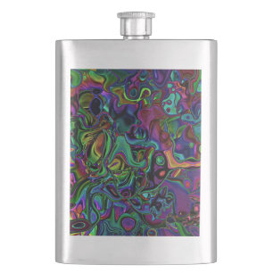 Brain Melt Hip Flask