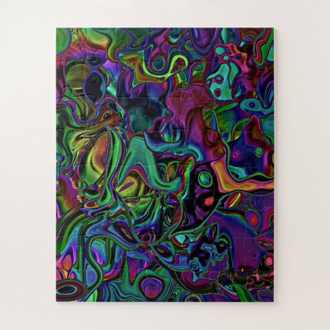 Brain Melt  Jigsaw Puzzle (Vertical)