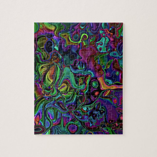 Brain Melt  Jigsaw Puzzle (Vertical)