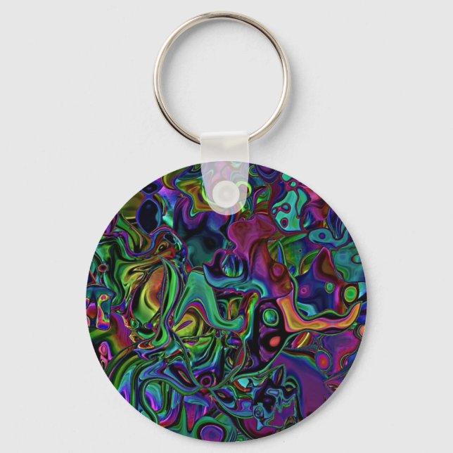 Brain Melt  Key Ring (Front)
