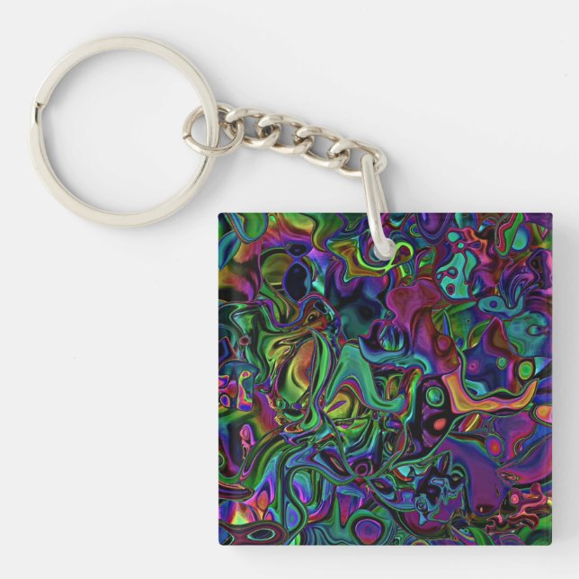Brain Melt  Keychain (Front)