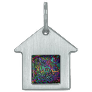 Brain Melt  Pet ID Tag