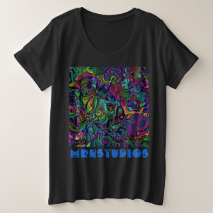 Brain Melt Plus Size T-Shirt