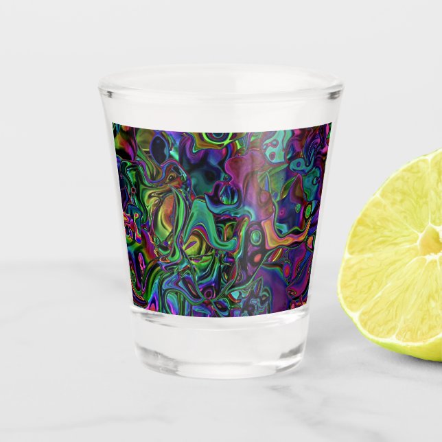 Brain Melt  Shot Glass (Front)