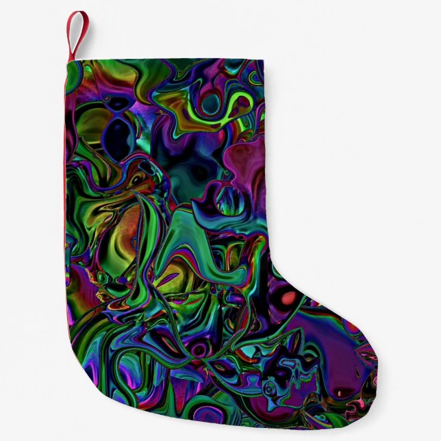 Brain Melt  Small Christmas Stocking (Front)