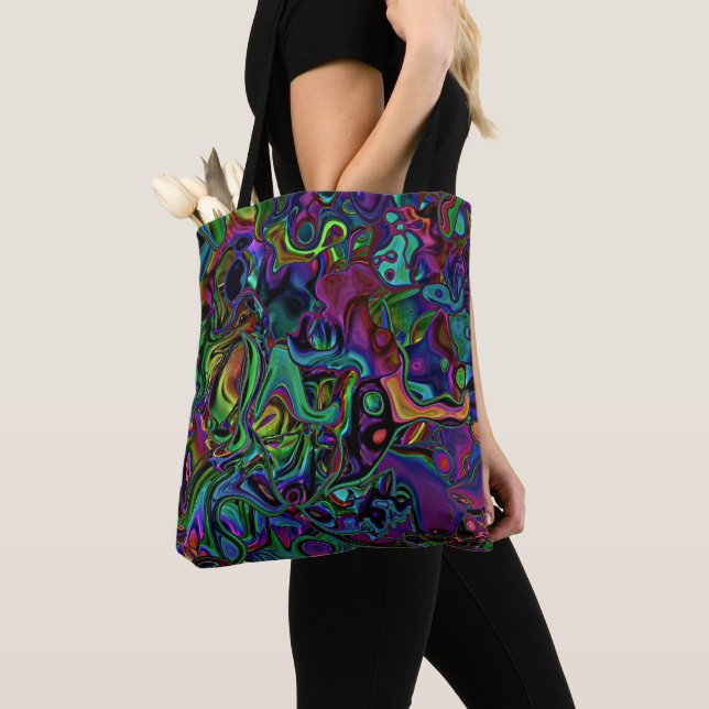 Brain Melt  Tote Bag (Close Up)