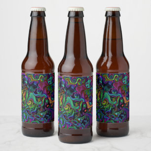 Brain Melt Wine Label