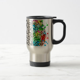 brain mind psychology idea hearts travel mug