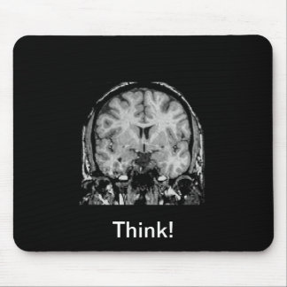 Brain MRI, coronal slice Mouse Pad