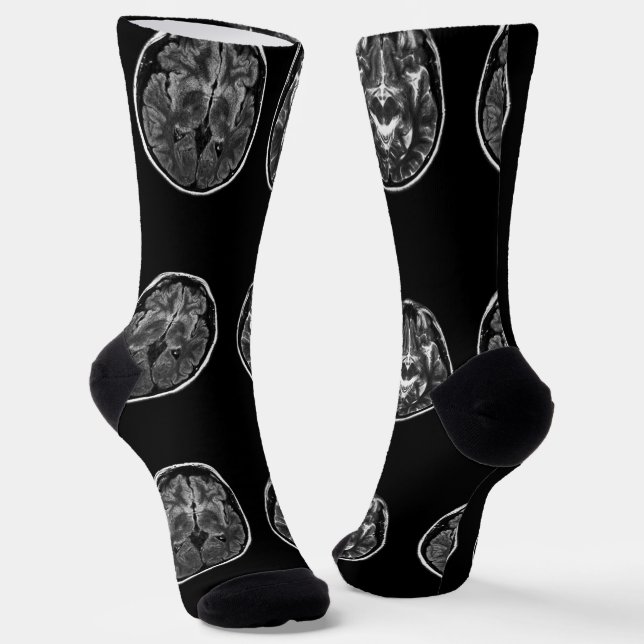 Brain mri scan socks (Angled)
