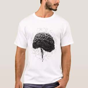 Brain Neural AI Deep Learning Computer Algorithm T-Shirt