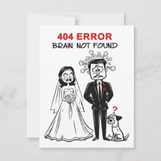 brain  not found RSVP card