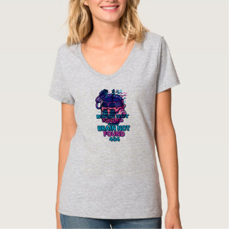 Brain Not Found – WiFi Error Head T-Shirt