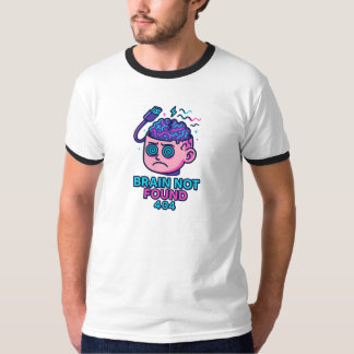 Brain Not Found – WiFi Error Head T-Shirt