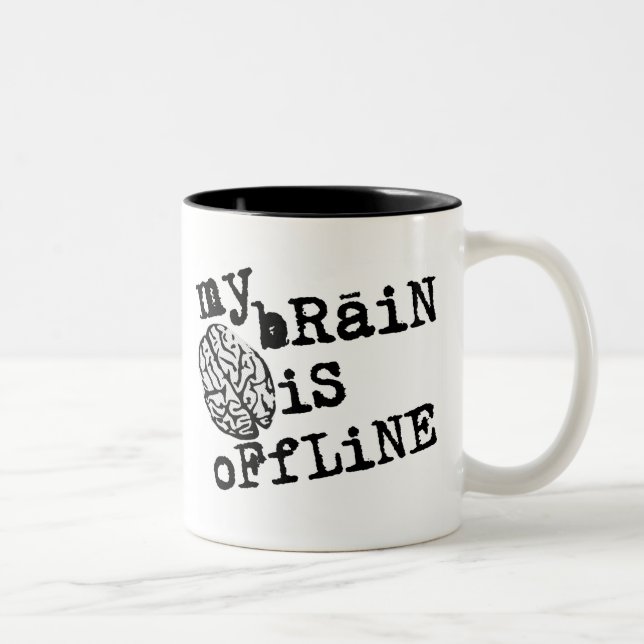Brain Offline Mug (Right)